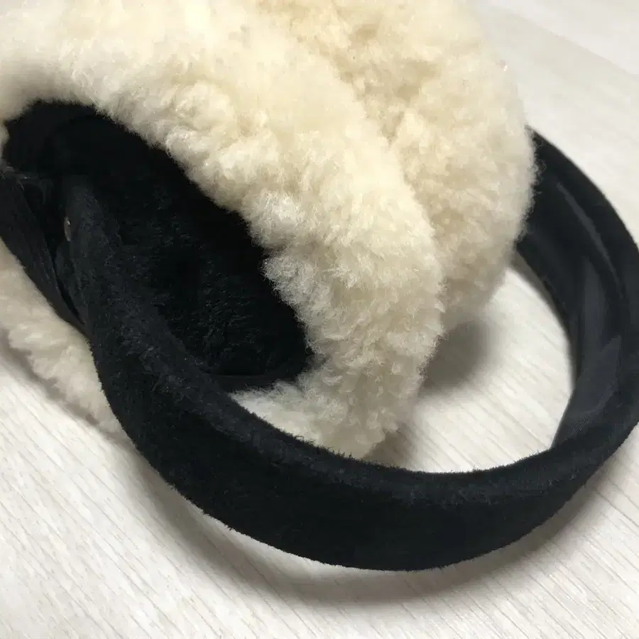 Winter real lamb wool earmuffs