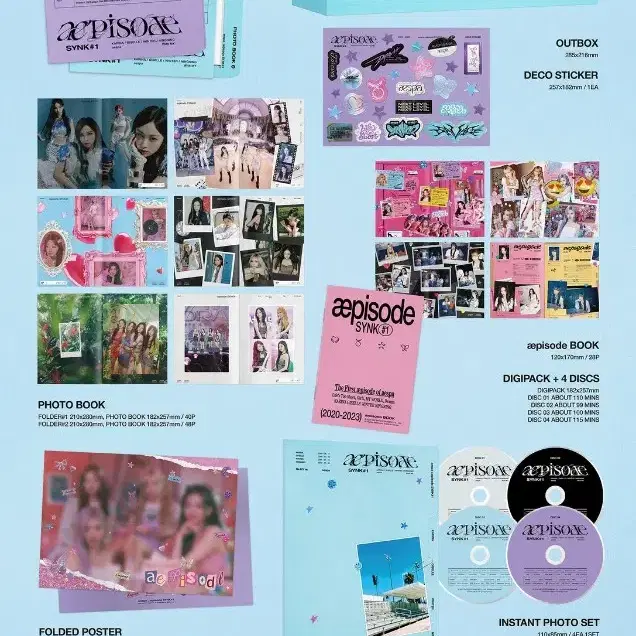 에스파 2024 블루레이 SYNK 엽서 포카 DVD 디지털 코드 양도분철