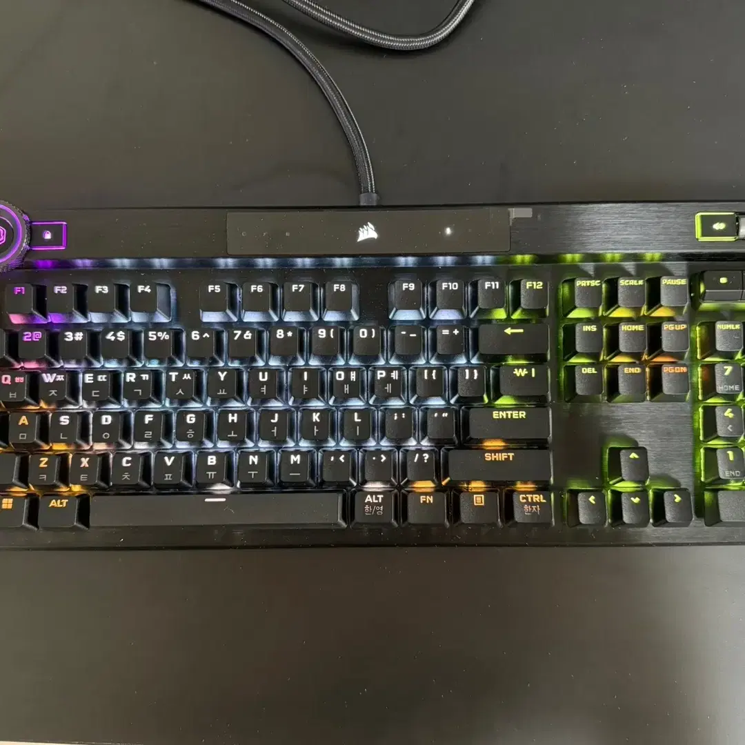 커세어 K100 RGB OPX 적축 키보드 팝니다