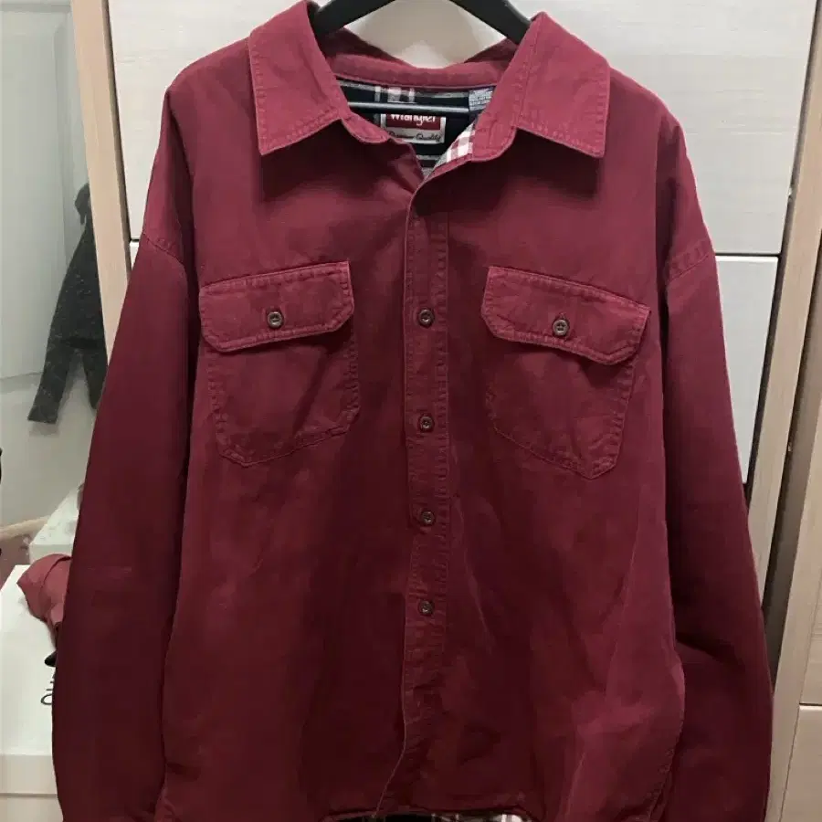 (XL) 랭글러 헤비 코튼 셔츠 wrangler