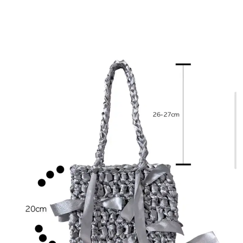 Silvery petit sac