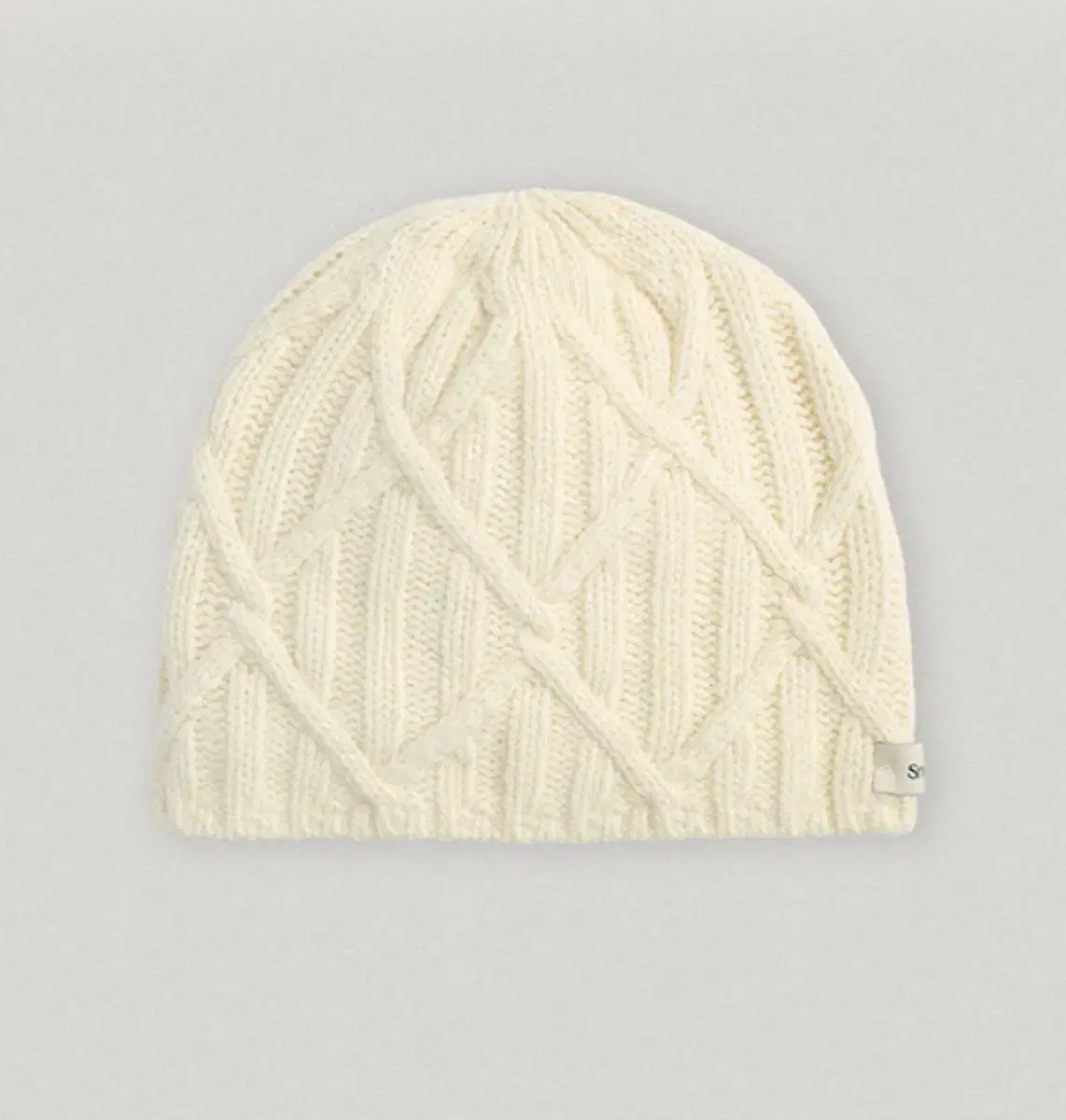 스무드무드 비니 Mont Blanc Knit Hat Cream