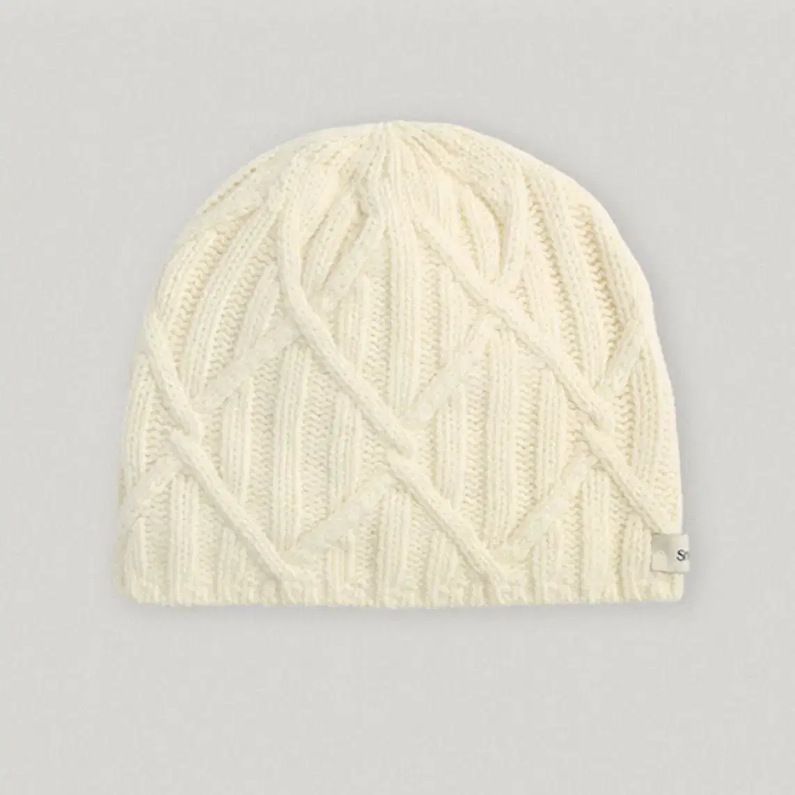 스무드무드 비니 Mont Blanc Knit Hat Cream