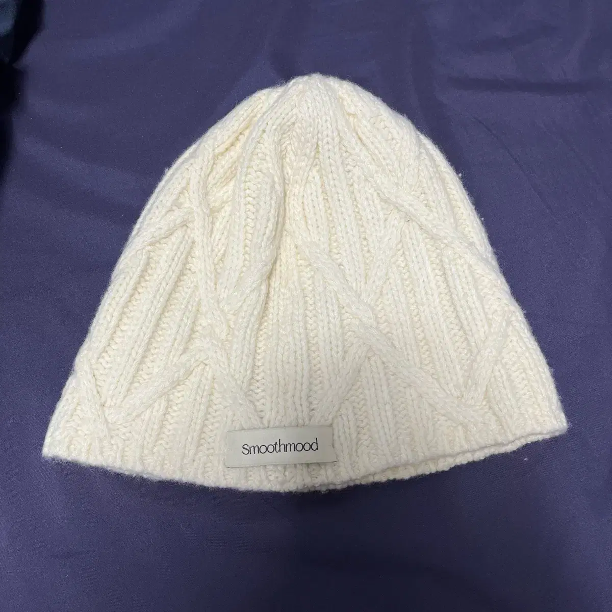 스무드무드 비니 Mont Blanc Knit Hat Cream