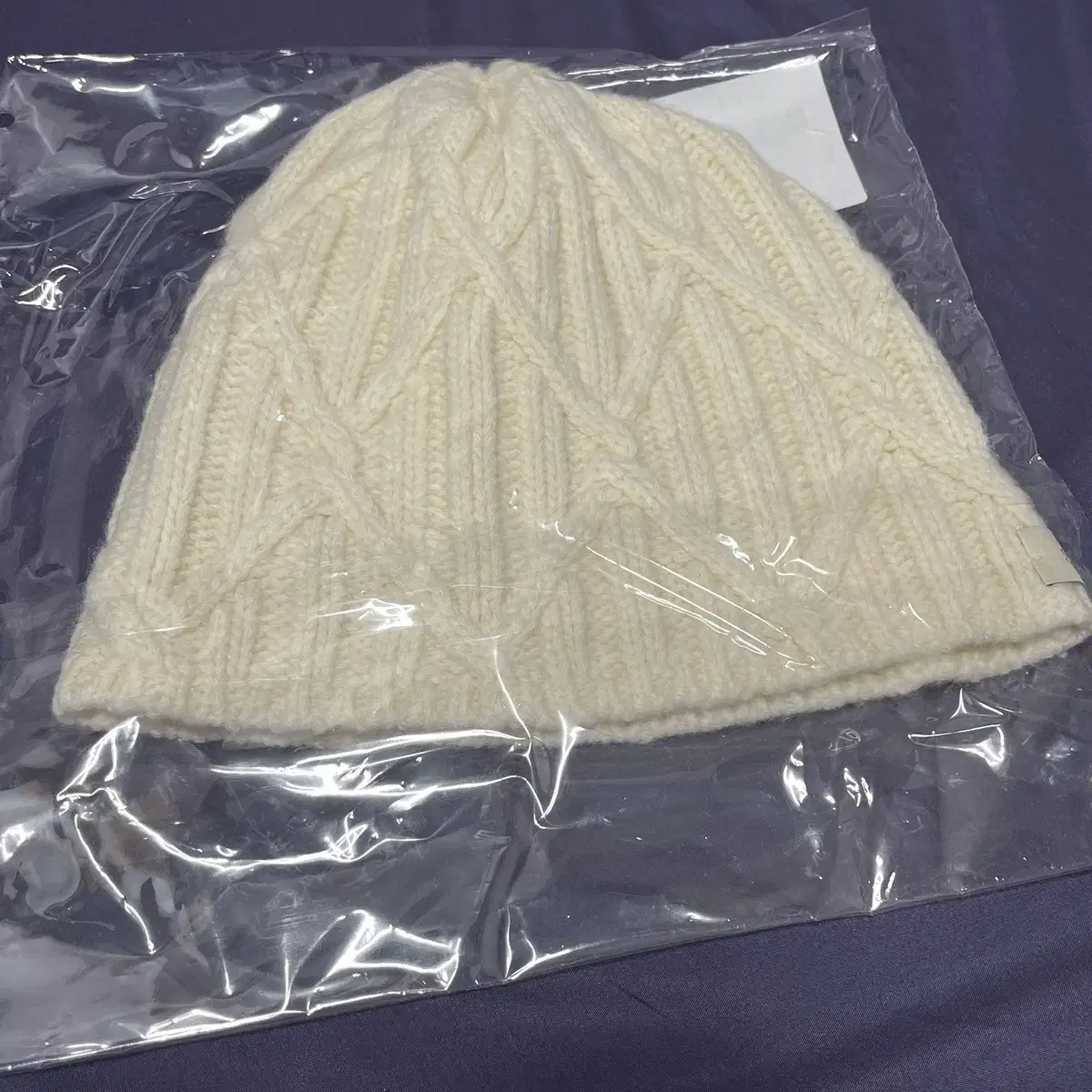 스무드무드 비니 Mont Blanc Knit Hat Cream