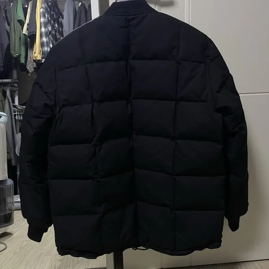 브론슨 Box Quilted Down Liner Jacket Black