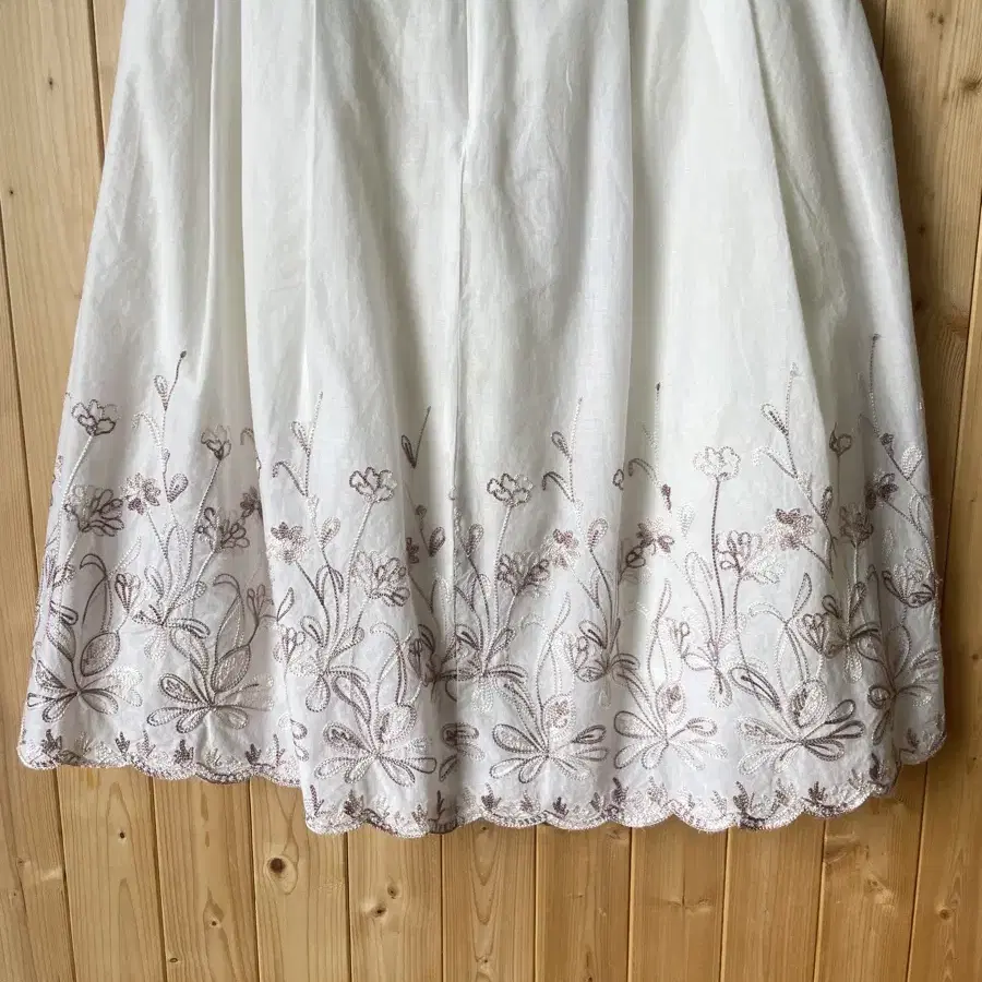 Vintage flower midi Skirt