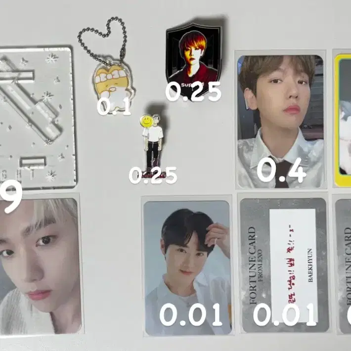 *일괄* 엑소 백현 수호 포카 exo baekhyun suho 터래기