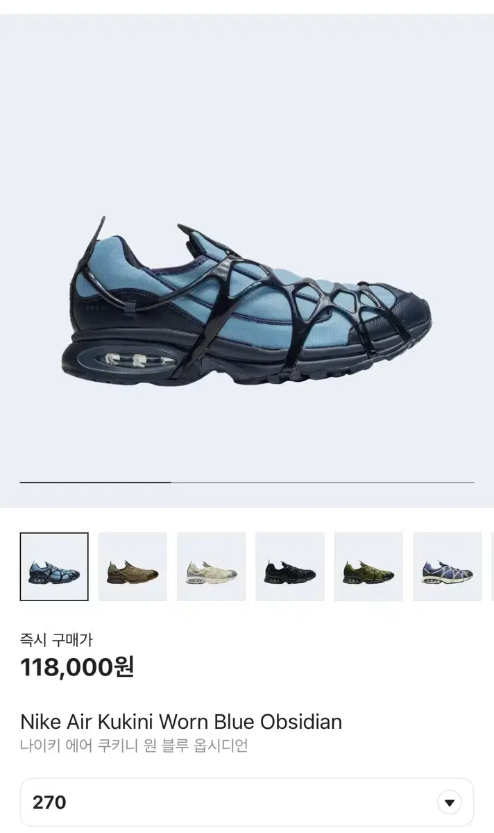 Nike Air Kukini 나이키 에어 쿠기니 270