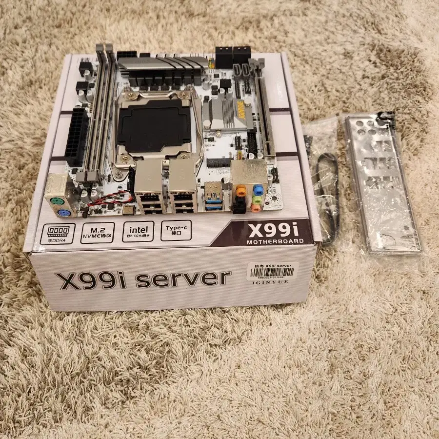 JGINYUE X99 ITX 메인보드 판매 합니다.