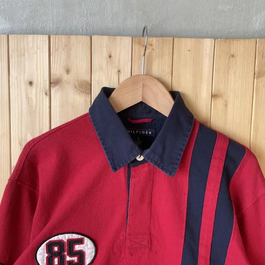 80s Tommy Hilfiger rugby PK-shirt