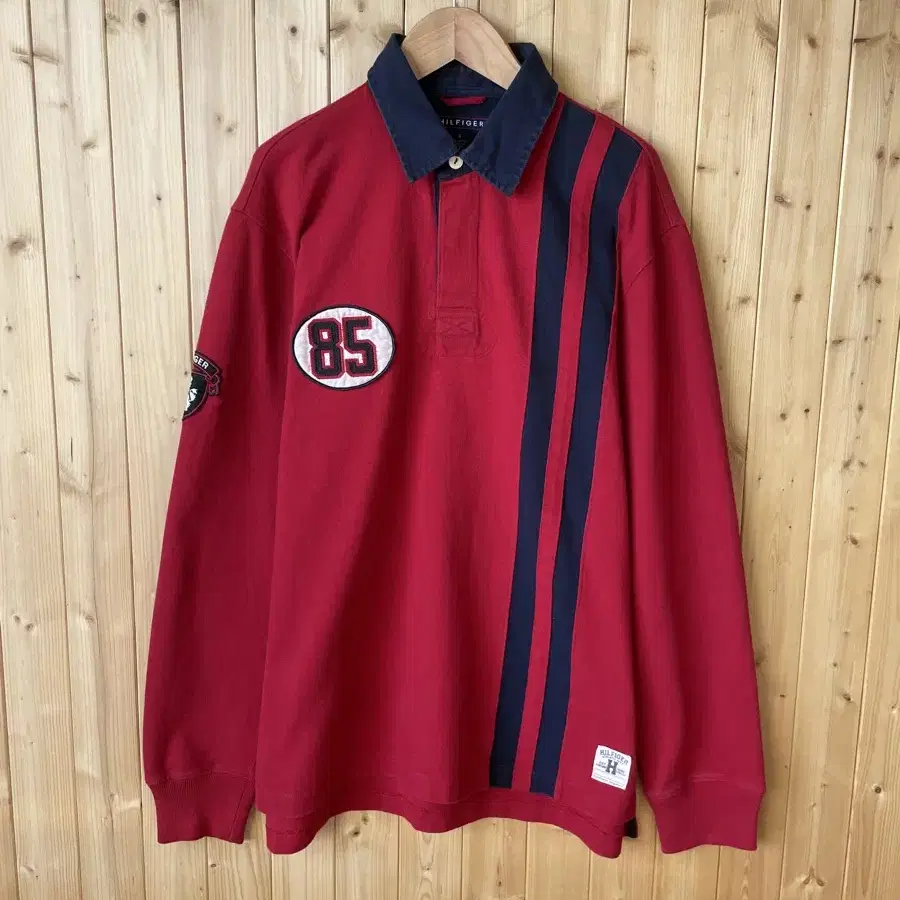 80s Tommy Hilfiger rugby PK-shirt