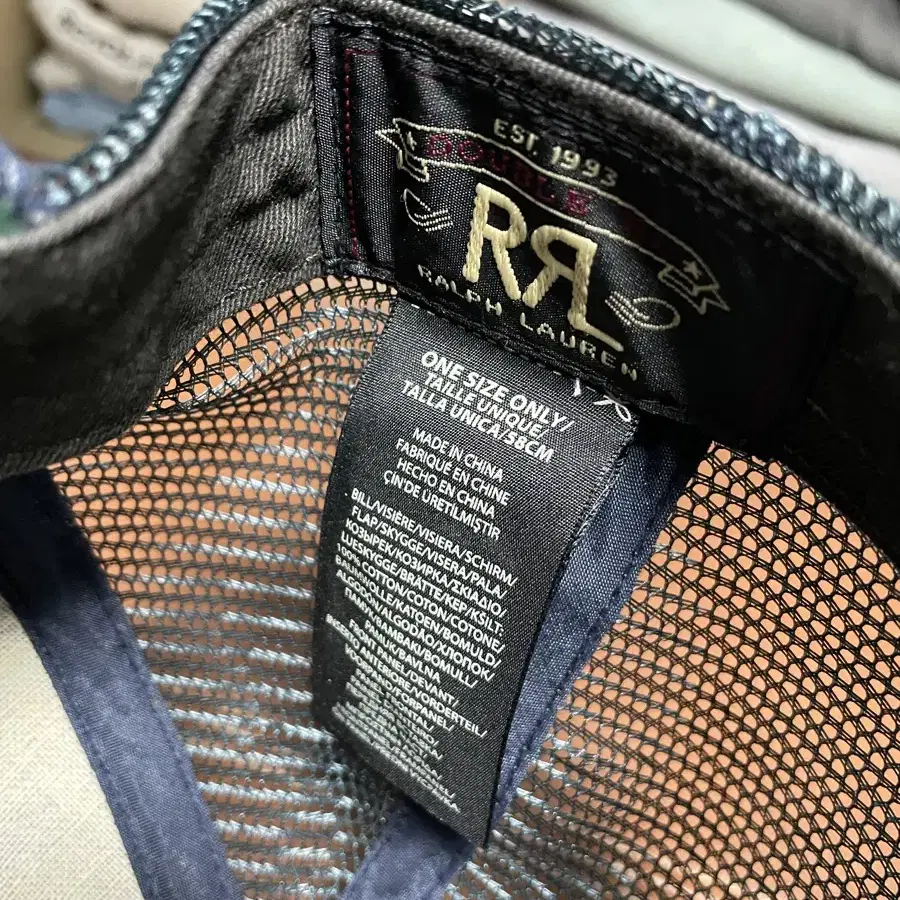 rrl 더블알엘 메쉬캡