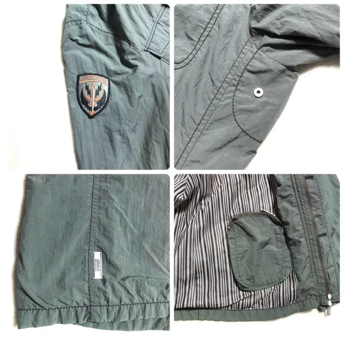 야상 ARMANI MILITARY JACKET GREEN 민트급 알마니