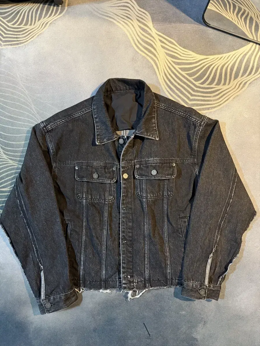 Warr Black Denim Jacket