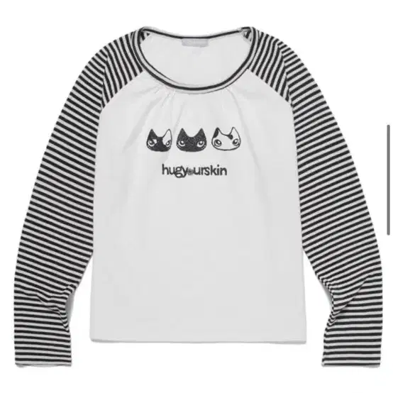 허그유어스킨 허깅 나그랑 티 hugging raglan