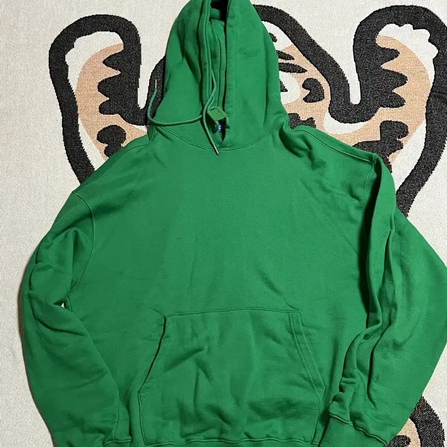 레이어 유니온 HEAVY COTTON OVER HOODIE GREEN L