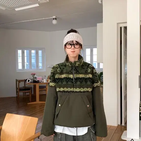 릿킴 MONGOLIA PADDED ANORK JUMPER