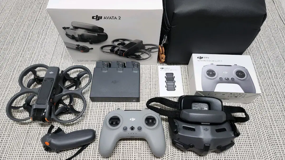 DJI 아바타2 플라이모어콤보 + DJI FPV 컨트롤로3 + 추가배터리