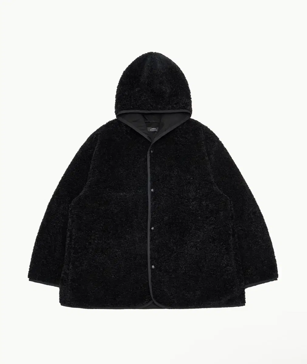 [OS] 아모멘토 FUR OVERSIZED ROBE BLACK