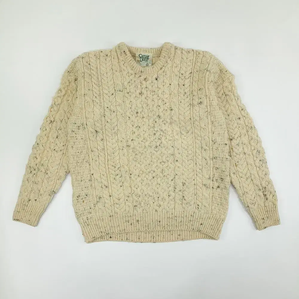 S Carraig Don 아란 피셔맨 울 핸드니트 knit (CS256)