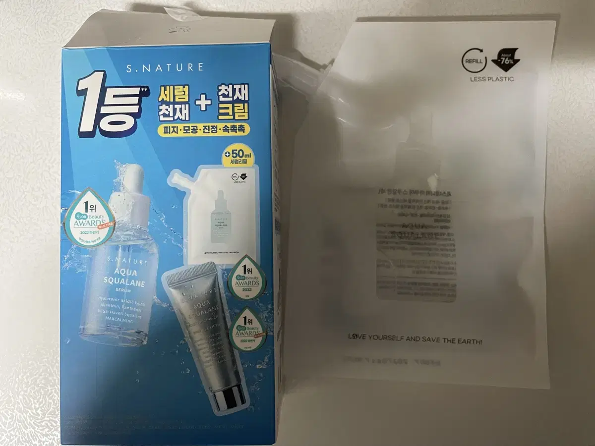 에스네이처 아쿠아 세럼 리필용 50ml