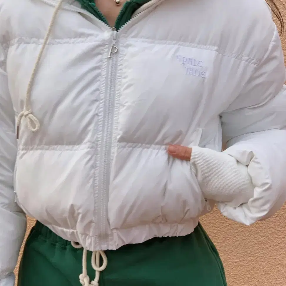 페일제이드 Basic Puffer Jacket 화이트