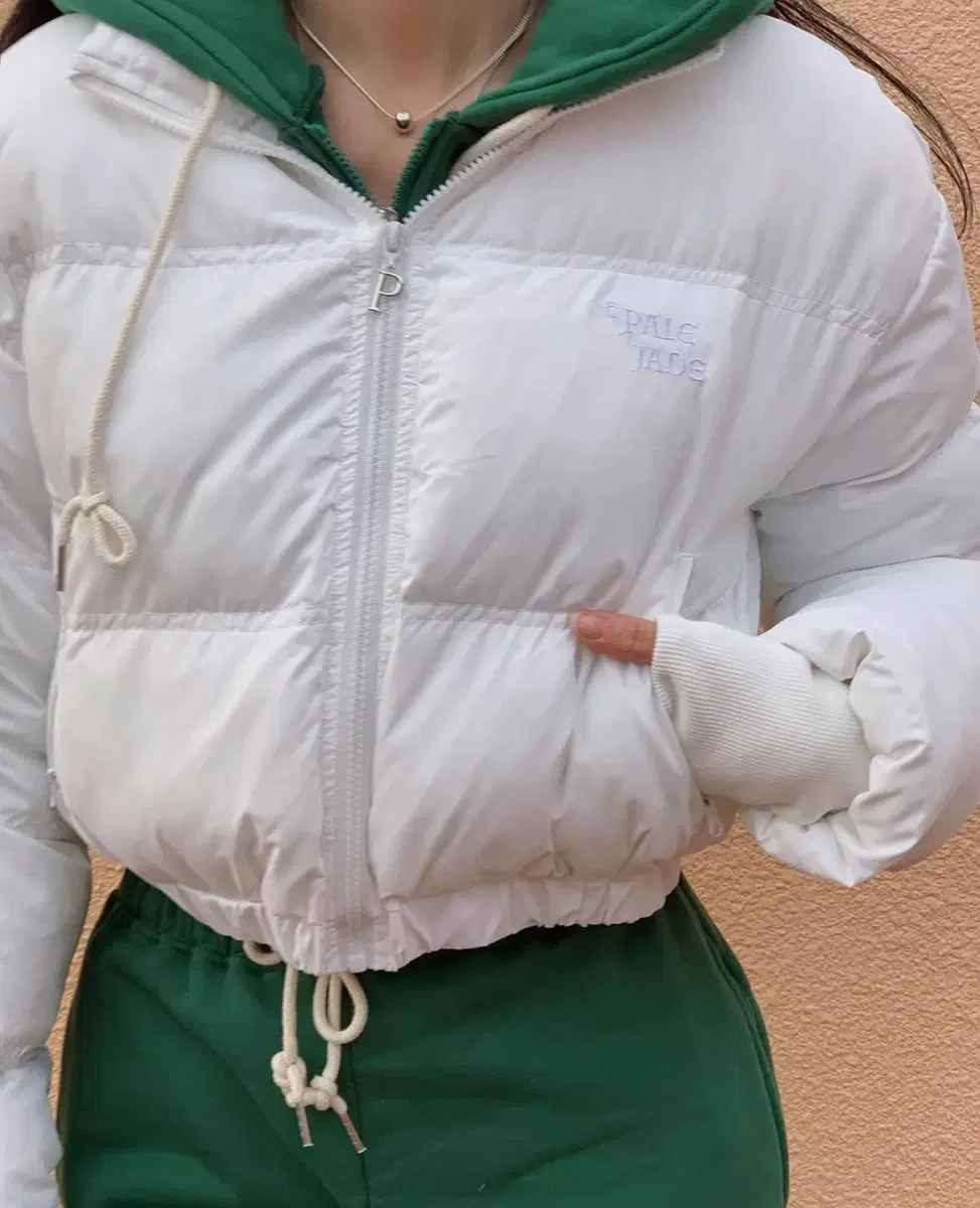 페일제이드 Basic Puffer Jacket 화이트