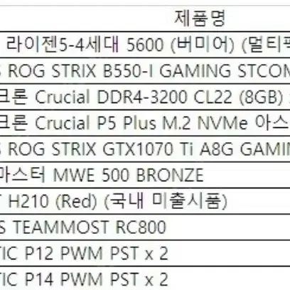 ITX NZXT 고사양 미니PC 판매합니다.