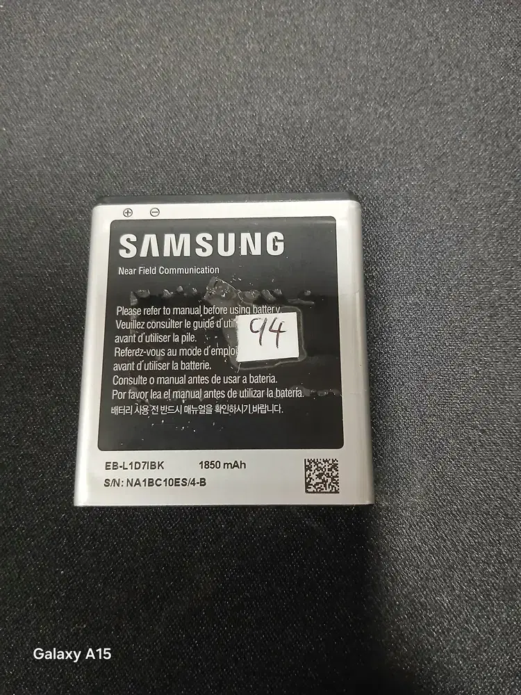 94번 삼성 휴대폰 중고 배터리 EB-L1D7IBK 1850 mah