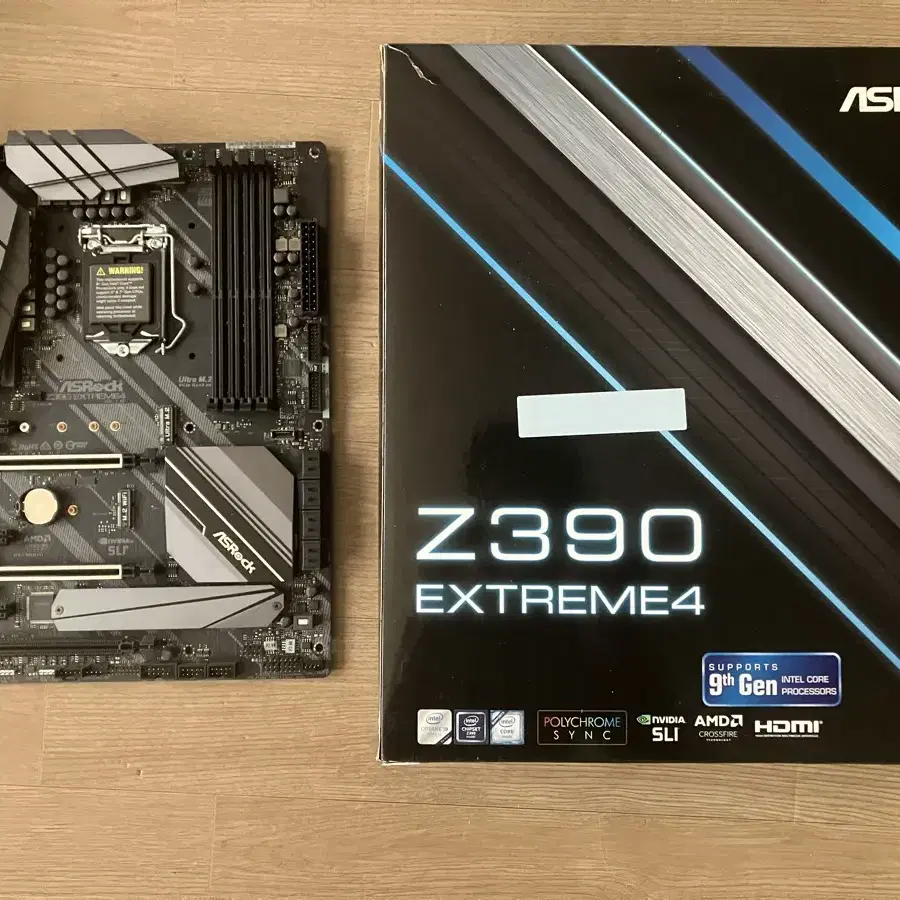 대구)애즈락 z390 익스4 메인보드