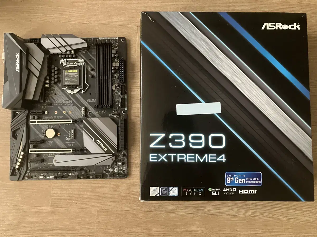 대구)애즈락 z390 익스4 메인보드