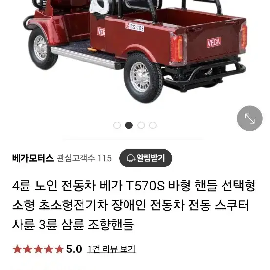 베가모터스 전동차