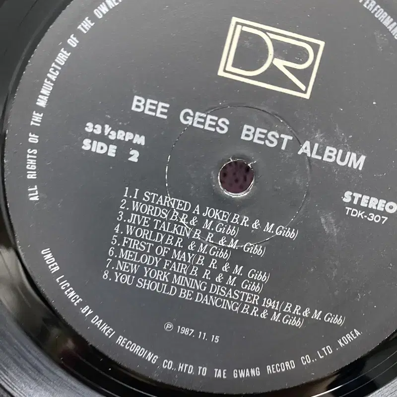 BEE GEES BEST LP / AA6624