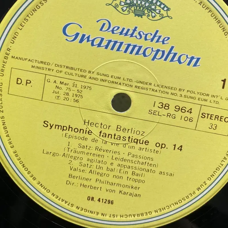 SYMPHONIE FANTASTIQUE  LP / AA6625