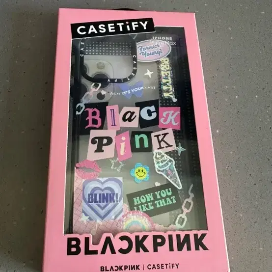 Casetify 아이폰 14프로맥스 블랙핑크 케이스