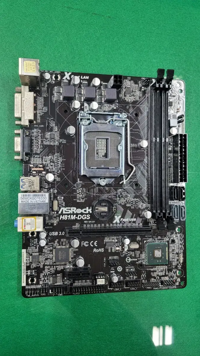 i5 4590, 애즈락 H81M-DGS 메인보드