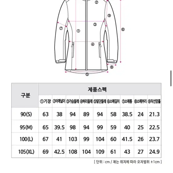 골프웨어 스케쳐스 패딩 덕다운 스윙자켓(사이즈90)