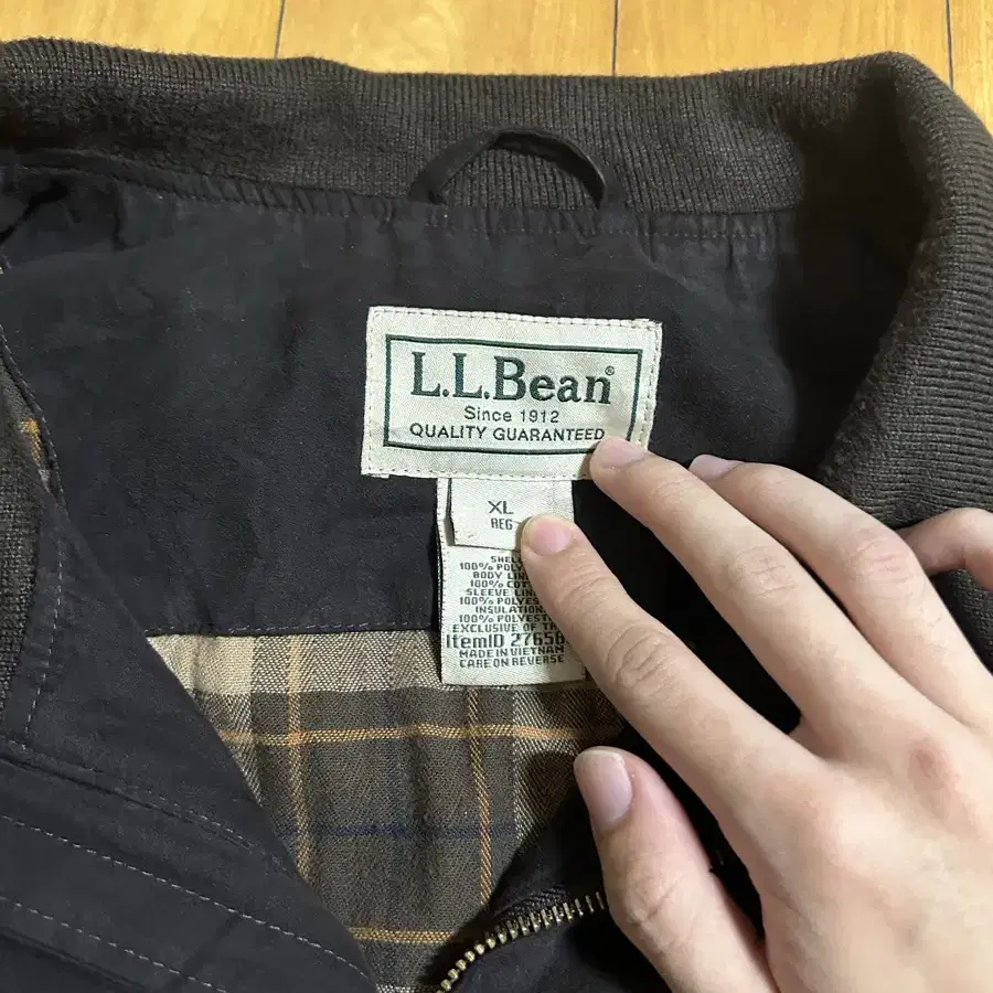 L L Bean 엘엘빈 비건 스웨이드 드리즐러 자켓 XL