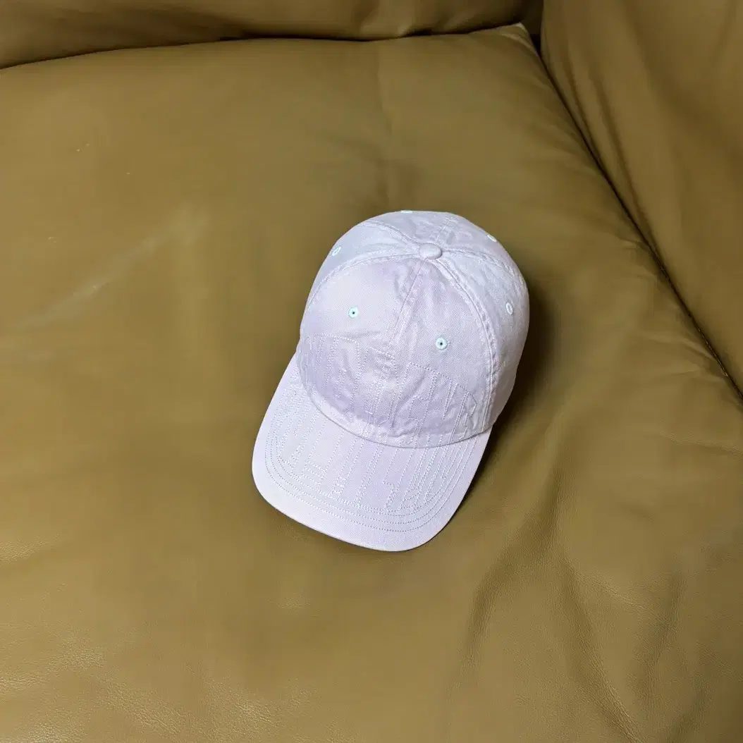 Supreme 슈프림 6패널 볼캡 모자 (Visor Stitch Pink