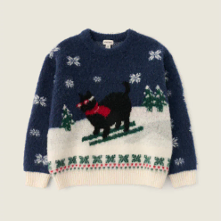 Ski Boy Nero Wool Knit - Navy 시엔느 네로 니트