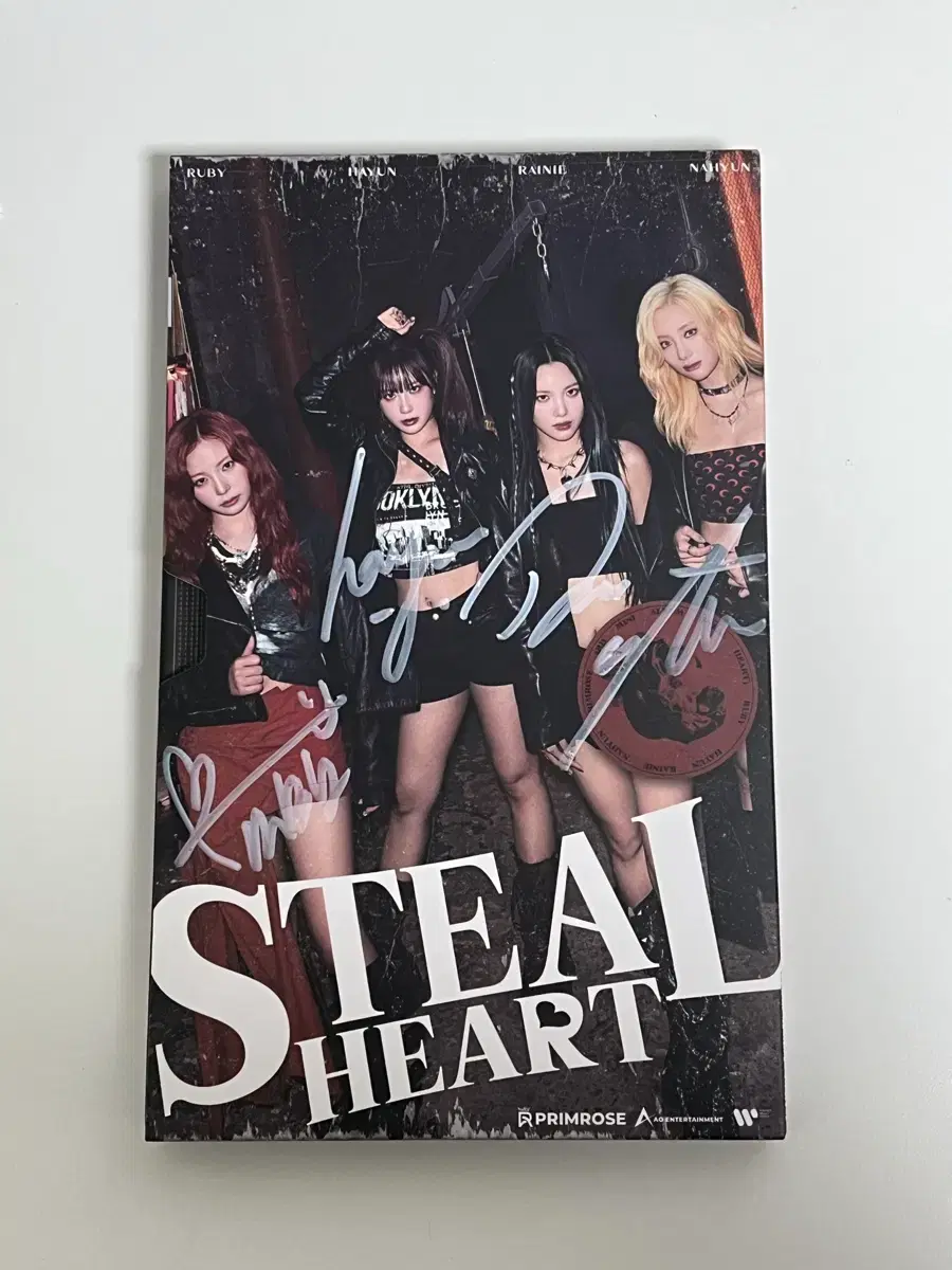 프림로즈 Steal Heart 싸인 앨범