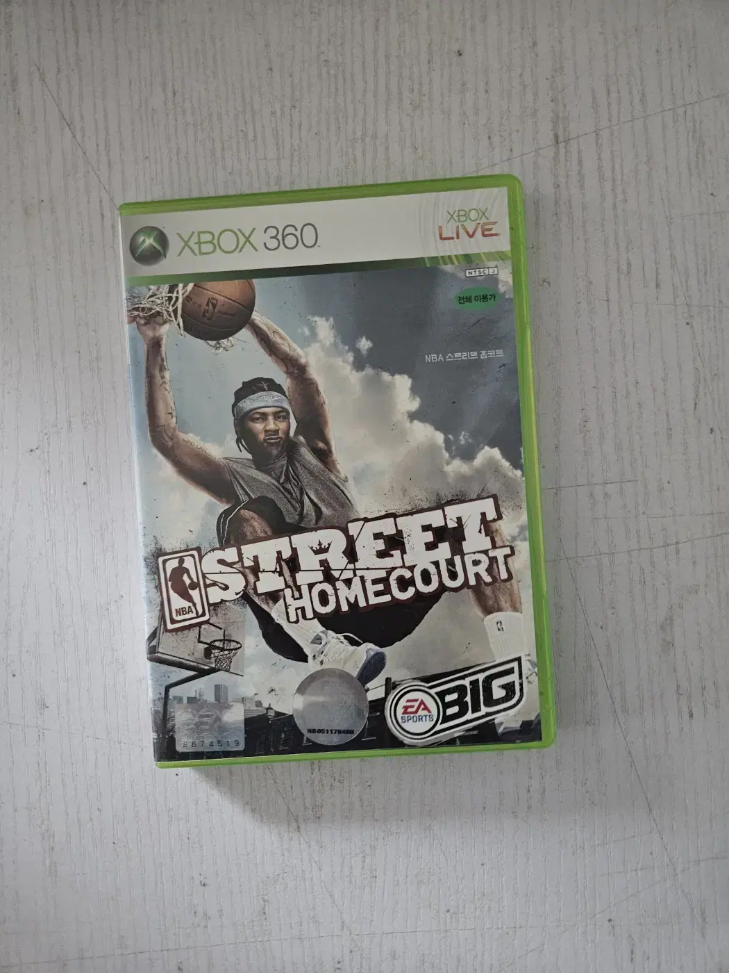 xbox360 nba스트리트홈코트