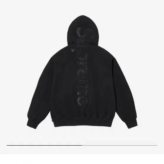 슈프림 Supreme Satin Applique HoodedBlack L