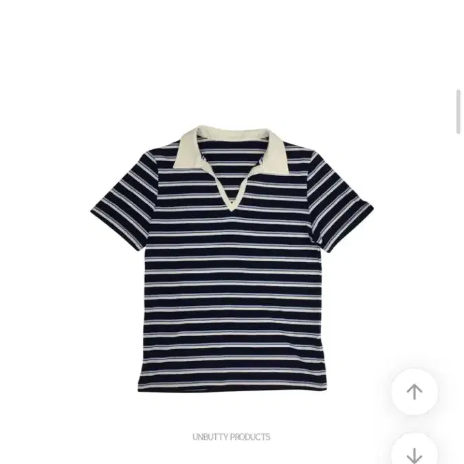 에이블리 언버티 join stripe short sleeve t