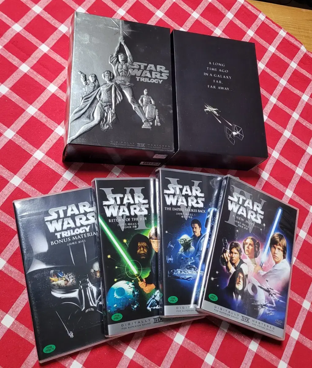 스타 워즈(STAR WARS) 트릴로지 4DVD 박스 세트 시디