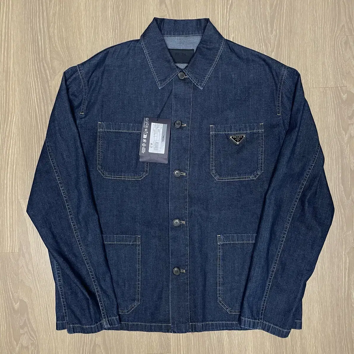 Prada Bloom denim shirt jacket (new)