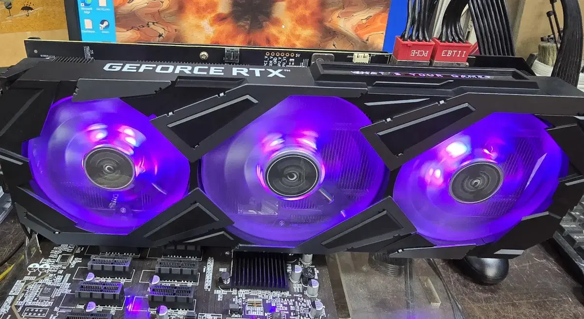 갤럭시 RTX 3080 EX 게이밍 블랙 OC D6X 10GB 판매합니다