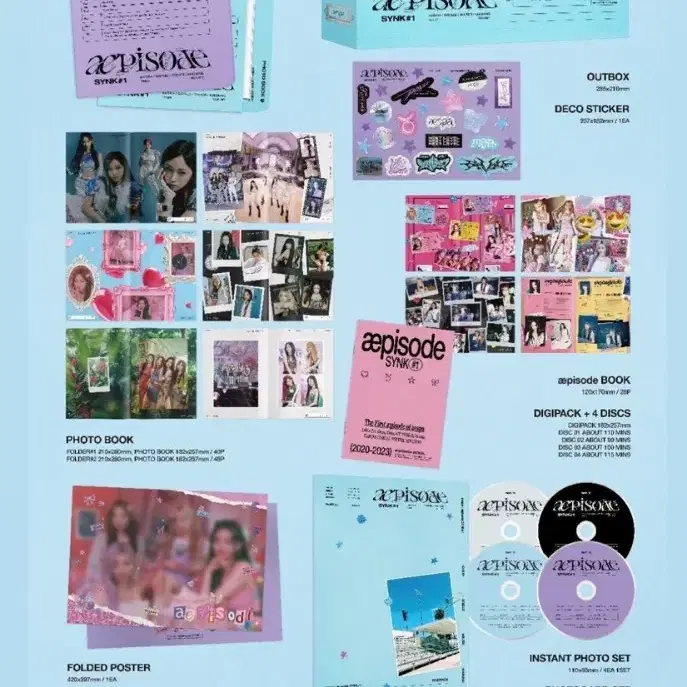 에스파 콘서트 DVD,블루레이,디지털코드 구성품 분철