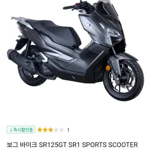 보그 바이크 SR125GT SR1 SPORTS